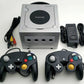 Nintendo GameCube DOL-001 Gaming System SILVER Console 2 Controller Bundle NGC