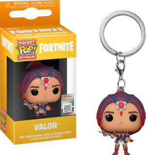 NEW Funko-Pop! 36974 Video Game Fortnite VALOR Vinyl Figure Pocket Keychain