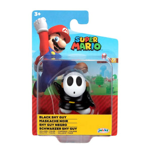 NEW World of Nintendo 40873 Super Mario BLACK SHY GUY 2.5-inch Mini-Figure