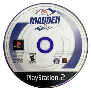 Madden NFL 2001 Sony PlayStation 2 PS2 Video Game DISC ONLY EA Sports Football [Used/Refurbished]