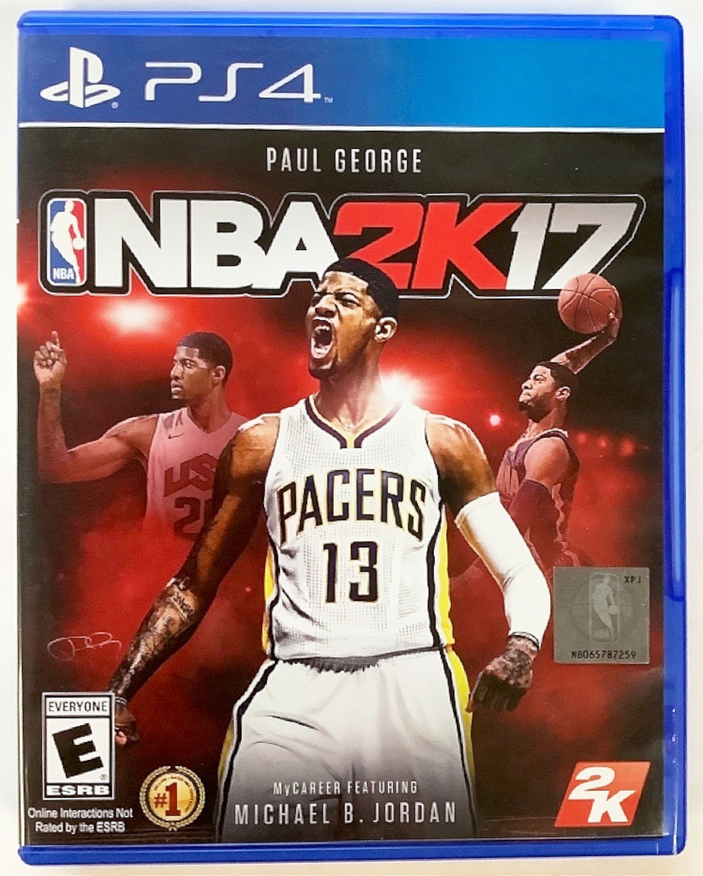 NBA 2K17 Sony PlayStation 4 PS4 2016 Video Game Basketball michael b jordan [Used/Refurbished]