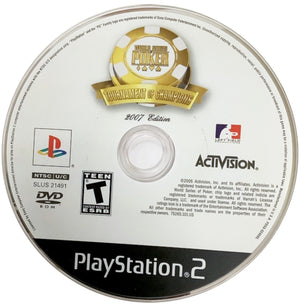 World Series of Poker Tournament of Champions PlayStation 2 PS2 Game DISC ONLY [Used/Refurbished]