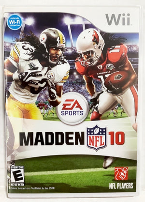 Madden NFL 10 Nintendo Wii 2009 Video Game Football EA Sports team DISC ONLY [Pre-Owned/Refurbished]