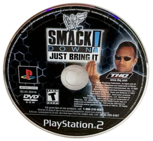 WWF SmackDown Just Bring It Sony PlayStation 2 PS2 2001 Video Game DISC ONLY [Used/Refurbished]