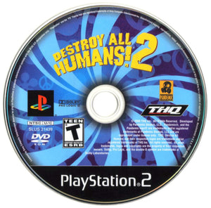 Destroy All Humans 2 Sony PlayStation 2 Video Game DISC ONLY Sci-Fi action [Used/Refurbished]