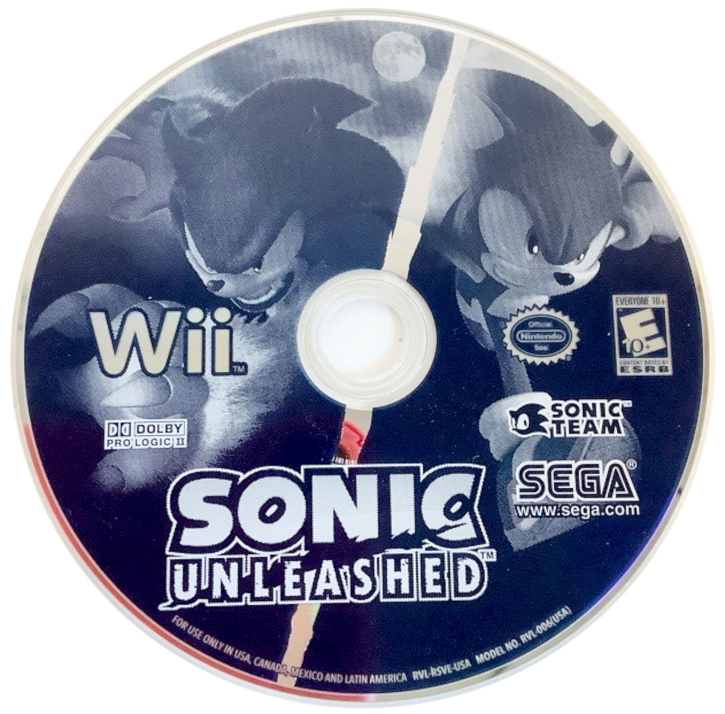 Sonic Unleashed Nintendo Wii 2008 Video Game DISC ONLY sega hedgehog [Used/Refurbished]