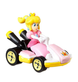 NEW Mattel GBG28 Hot Wheels Mario Kart 1:64 PRINCESS PEACH Standard Diecast Car