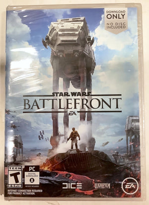 NEW Star Wars: Battlefront PC Video Game DOWNLOAD ONLY software dice ea 733921