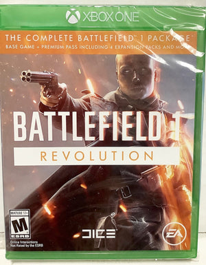 NEW Battlefield 1 Revolution Standard Ed Complete Package Xbox One Video Game
