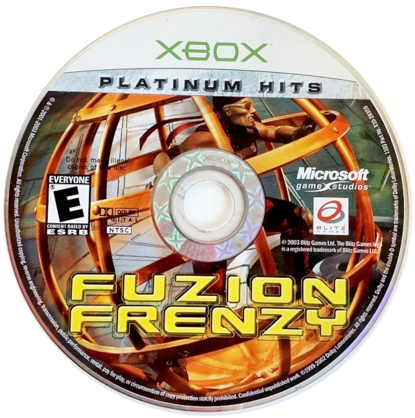 Fuzion Frenzy Platinum Hits Microsoft Original Xbox Video Game DISC ONLY [Used/Refurbished]