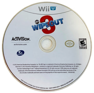 Wipeout 3 Nintendo Wii U 2012 Video Game DISC ONLY obstacle course game show