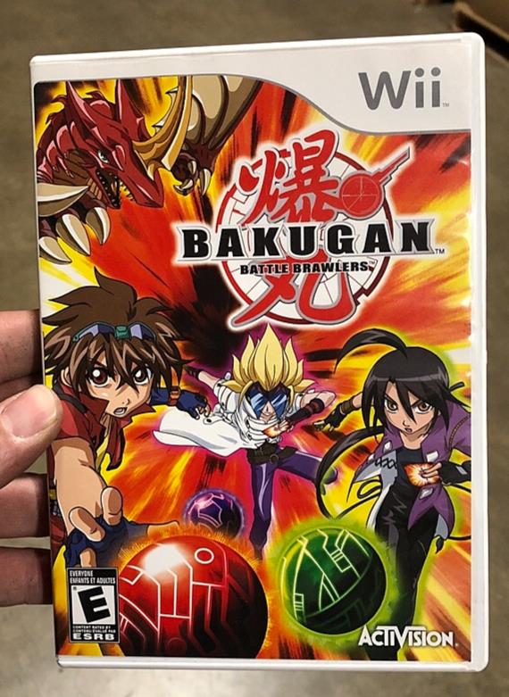 Nintendo Wii Bakugan Battle Brawlers 2009 Video Game tournament fight