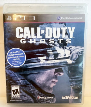 Call of Duty: Ghosts Sony PlayStation 3 PS3 2013 Video Game cod fps activision [Used/Refurbished]