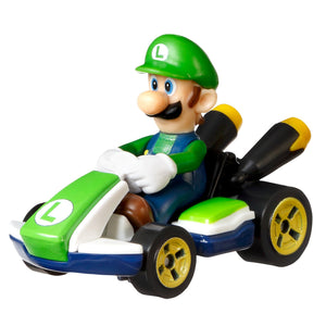 NEW Mattel GLP37 Hot Wheels Mario Kart 1:64 LUIGI Standard Kart Diecast Car