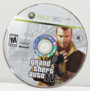 Grand Theft Auto IV Microsoft Xbox 360 Video Game DISC ONLY gta4 2008 crime [Used/Refurbished]