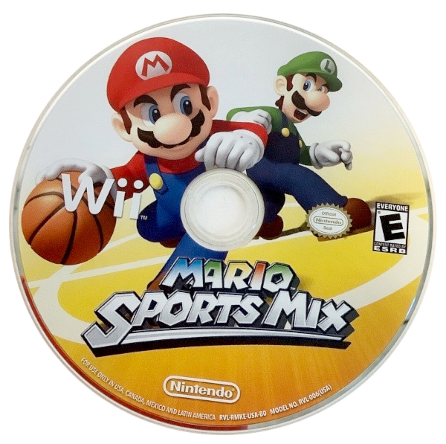 Mario Sports Mix Nintendo Wii 2011 Video Game DISC ONLY volleyball basketball [Pre-Owned/Refurbished]