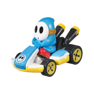 NEW Mattel GRN21 Hot Wheels 1:64 Mario Kart LIGHT-BLUE SHY GUY Standard Kart