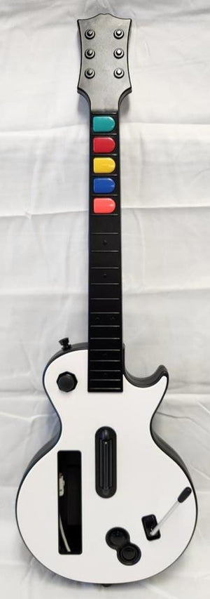 NEW Guitar Hero 5 Rock Band 3 2 Les Paul WHITE Game Controller for Nintendo Wii