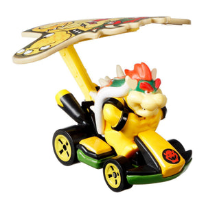 NEW Mattel GVD33 Hot Wheels Mario Kart BOWSER Standard Kart + Bowser Kite 1:64