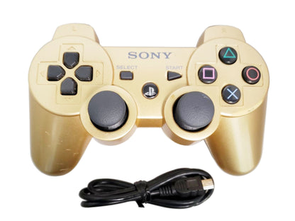 Official Sony PS3 DualShock 3 GOLD Wireless Controller CECHZC2UA1 Sixaxis Game