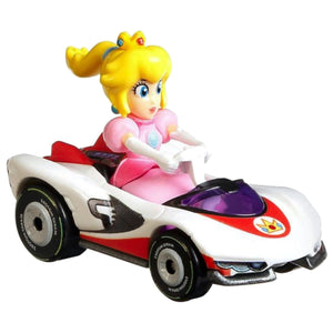 NEW Mattel Hot Wheels 1:64 Mario Kart PRINCESS PEACH P-Wing DieCast Car