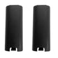 NEW 2-PACK Battery Back Cover Case Door For Nintendo Wii Remote Controller BLACK